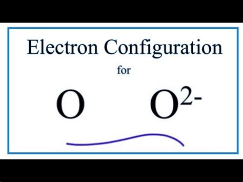 o-2 electron configuration|electron configuration for dummies.